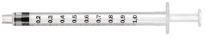 Seringue à tuberculine 1 ml