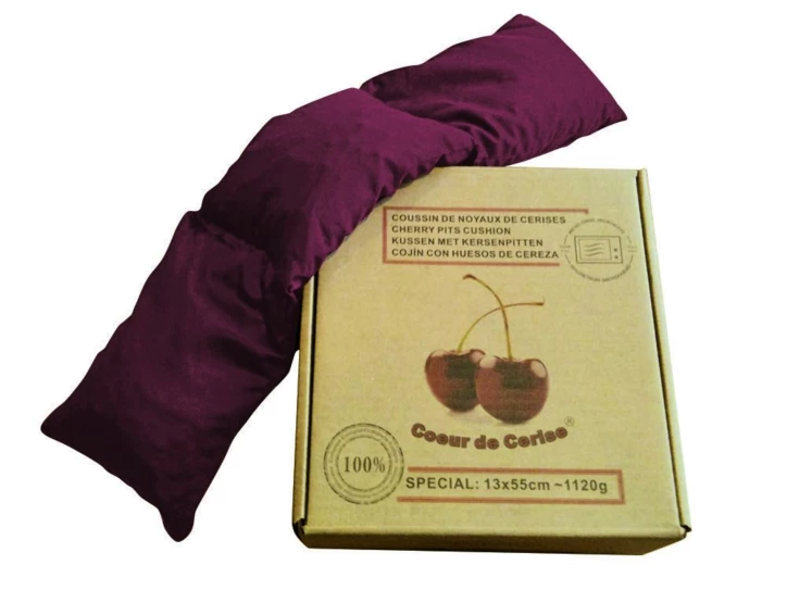 Coussin cœur de cerise
