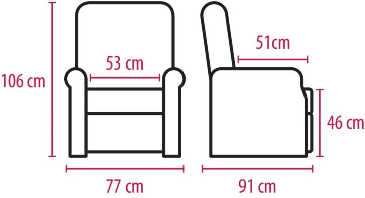 Fauteuil releveur SOLVIA - 2 moteurs