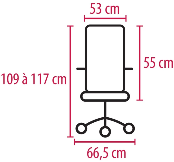 Chaise de bureau ergonomique PERCKO®