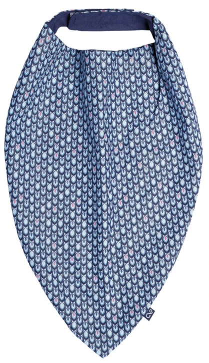 Bavoir-foulard en coton