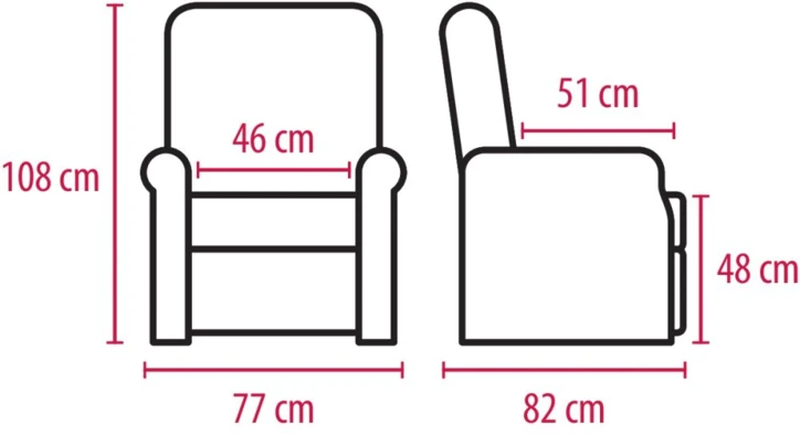 Fauteuil releveur HOLEN - 2 moteurs
