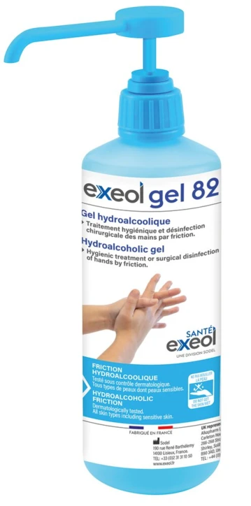 Gel hydroalcoolique EXEOL GEL 82(2)