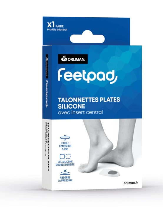 Talonnette plate silicone Orliman FeetPAD®