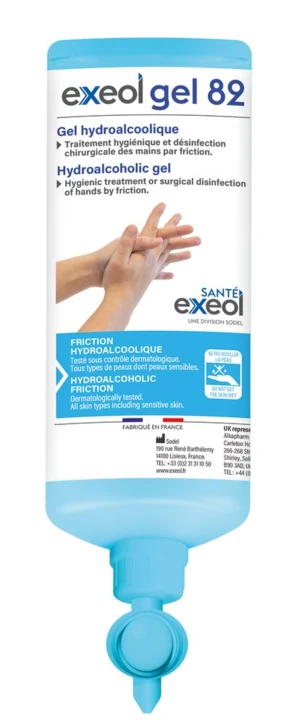 Gel hydroalcoolique EXEOL GEL 82(2)