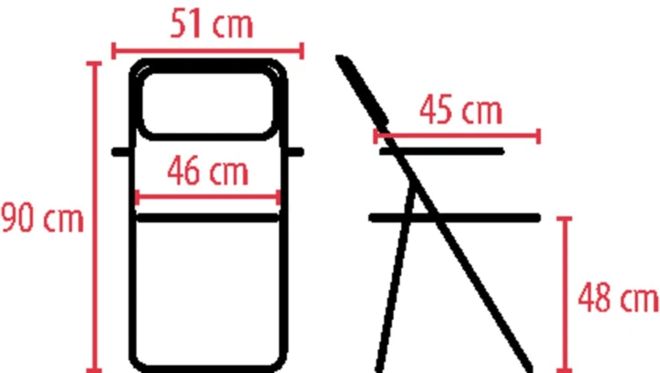 Chaise percée PREMIUM HOMECRAFT