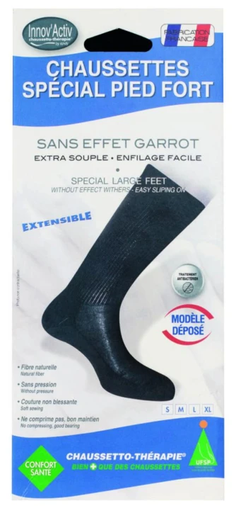 Chaussettes spéciales pied fort