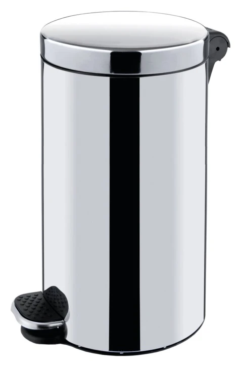 Poubelle en inox ou métal