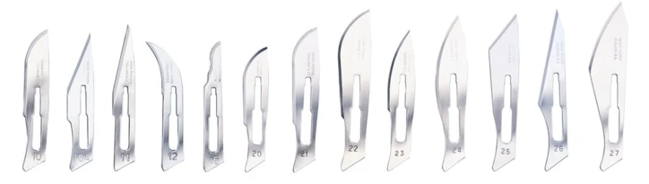 Lame de bistouri stérile