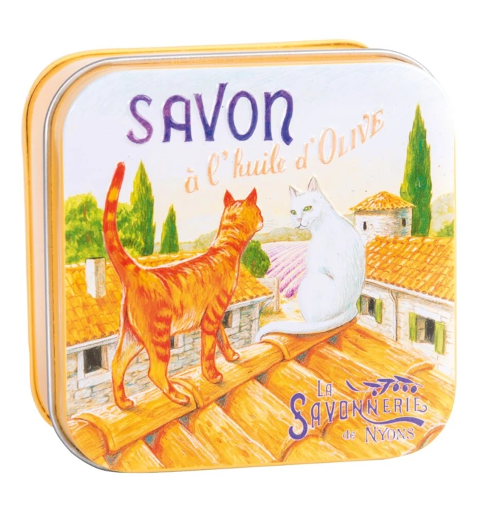 Savon boîte métal ROSE