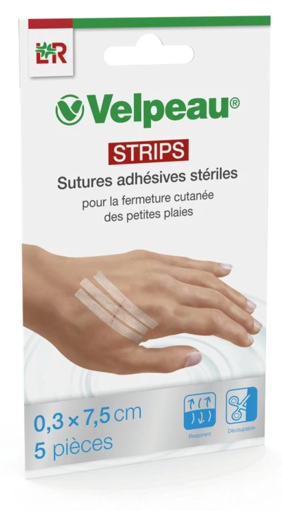 Sutures adhésives stériles VELPEAU® STRIP
