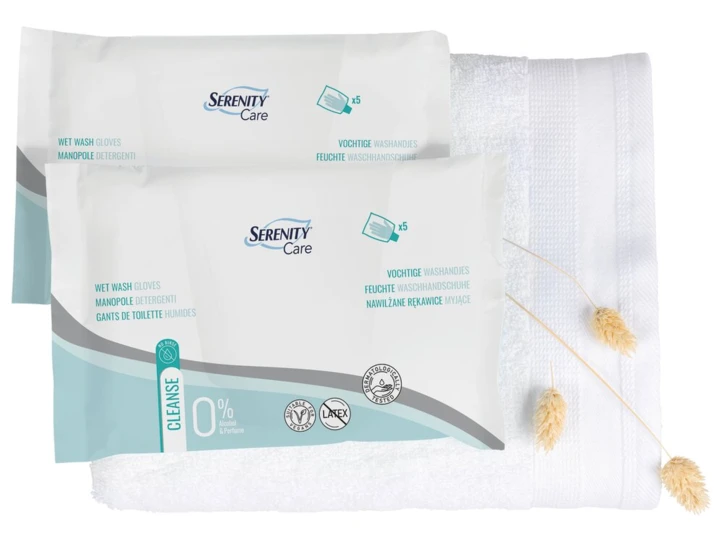 Gant de toilette humide SERENITY® Care