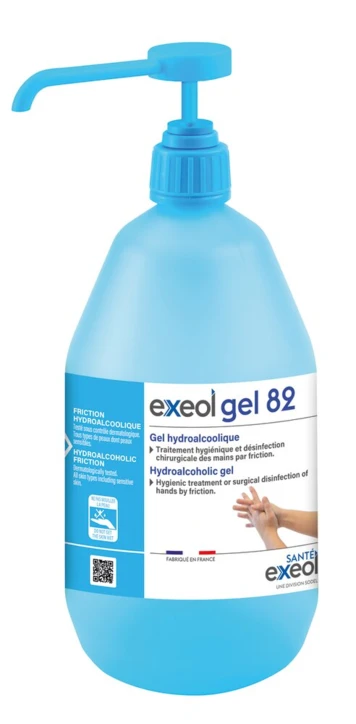 Gel hydroalcoolique EXEOL GEL 82(2)