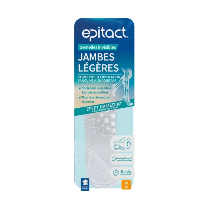 Semelle invisible jambe légère EPITACT®