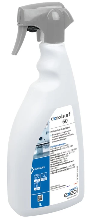 Désinfectant de surfaces EXEOL SURF 60