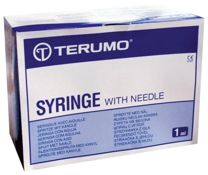 Seringue à tuberculine 3 pièces TERUCRISTAL
