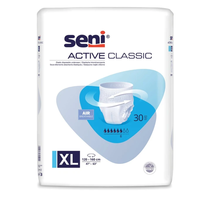 Slip absorbant élastiqué SENI active