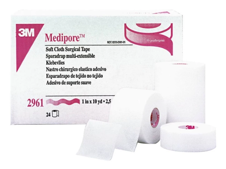 Sparadrap extensible prédécoupé non tissé 3M™ MEDIPORE™(21)