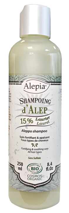 Shampoing d'Alep Aloe Vera 15% Laurier
