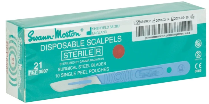 Bistouri stérile à usage unique