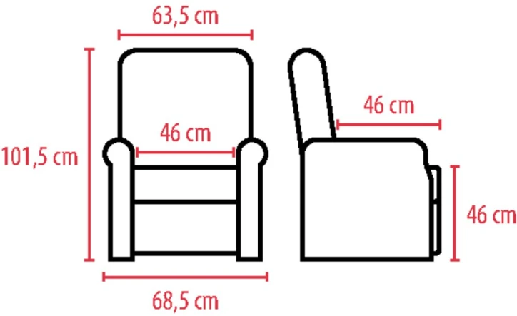 Fauteuil releveur NORWITCH - 1 moteur