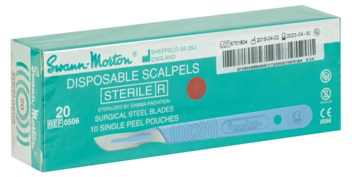 Bistouri stérile à usage unique