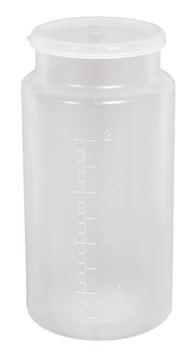 Bocal à urine avec couvercle