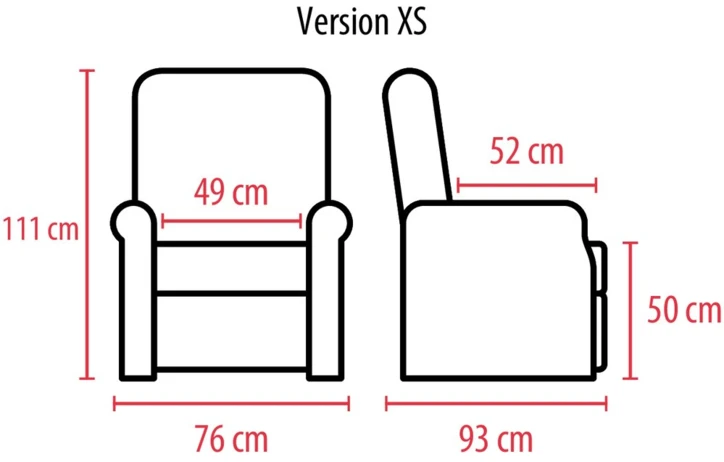 Fauteuil releveur LOUISE - 4 moteurs