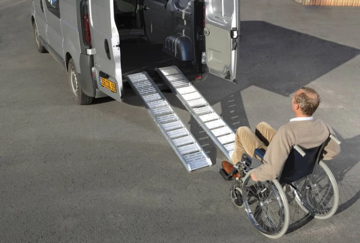 Rampe en aluminium
