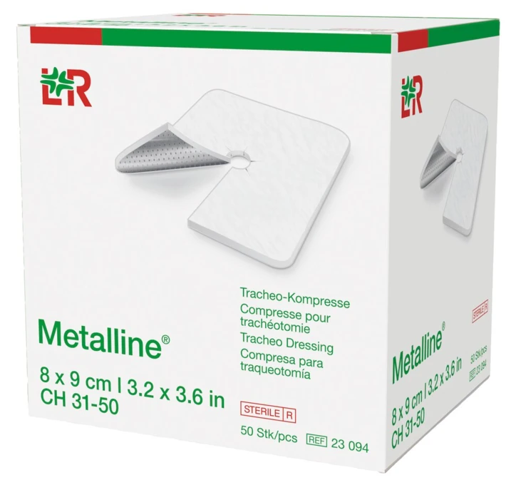Compresse trachéotomie stérile METALLINE®