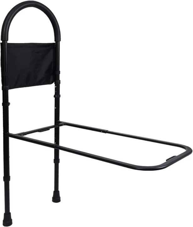 Barre d’appui de lit avec poche de rangement