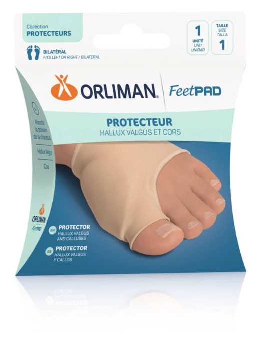 Protecteur hallux valgus et cors Orliman FeetPAD®