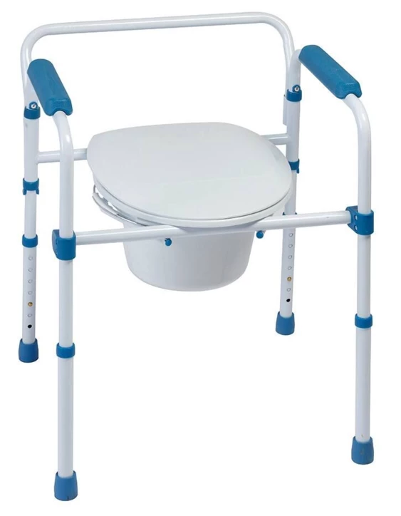 Chaise hygiénique BLUE STEEL