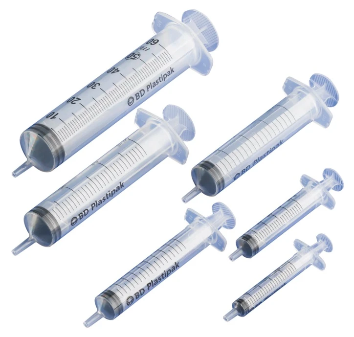 Seringue 3 pièces BD PLASTIPAK™ sans aiguille