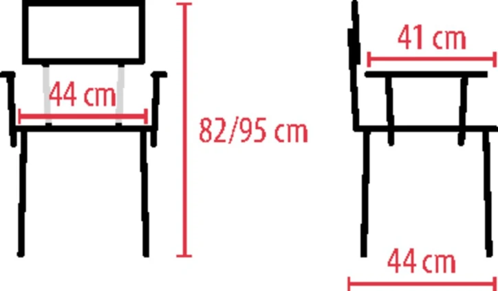 Chaise de douche réglable avec accoudoir