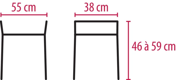 Tabouret de douche DAYS
