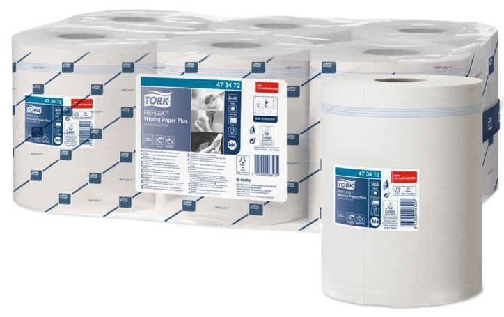 Papier d'essuyage TORK REFLEX™ Plus