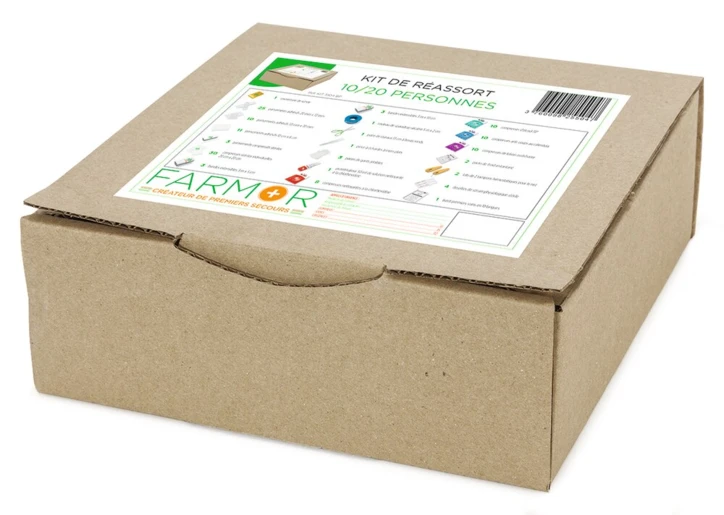 Kit recharge pour armoire à pharmacie 10/20 personnes