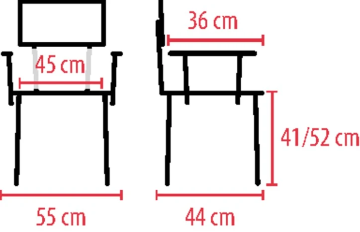 Chaise de douche bariatrique MAKEMO