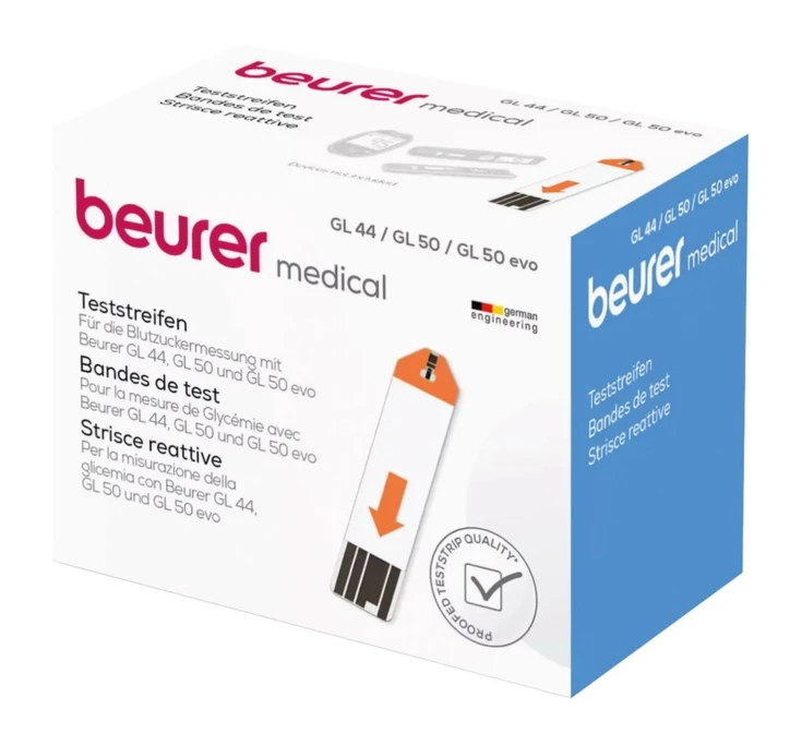 Bandelettes de test pour lecteur de glycémie sans code GL 44 LEAN