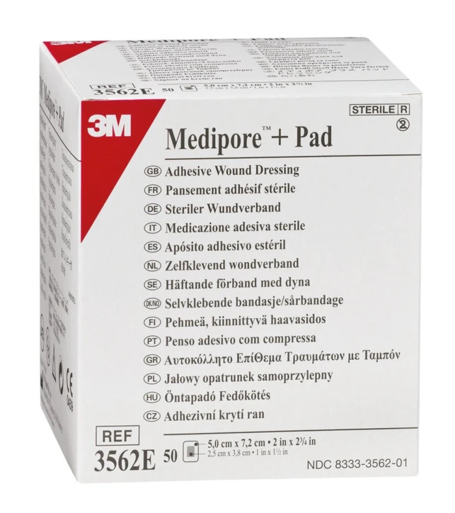 Pansement absorbant stérile multi-extensible 3M™ MEDIPORE™ + PAD(18)