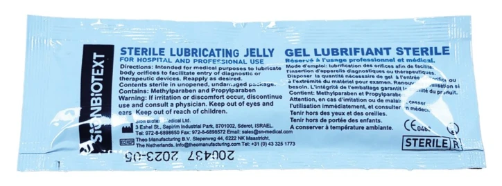 Gel lubrifiant stérile