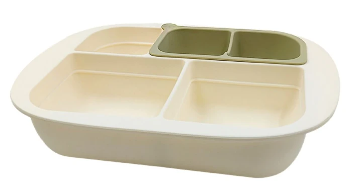 Assiette compartimentée