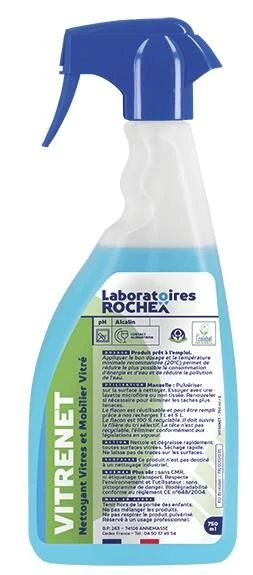 Nettoyant vitres et mobilier vitré VITRENET