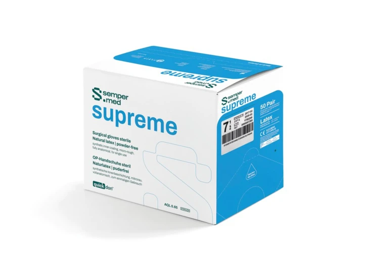 Gant latex Sempermed® Supreme non poudré stérile