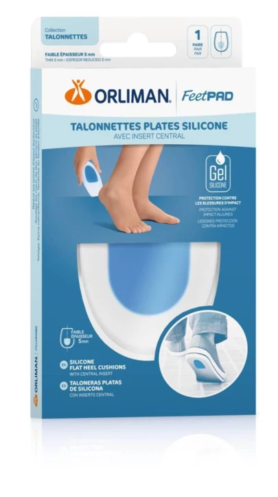 Talonnette plate silicone Orliman FeetPAD®