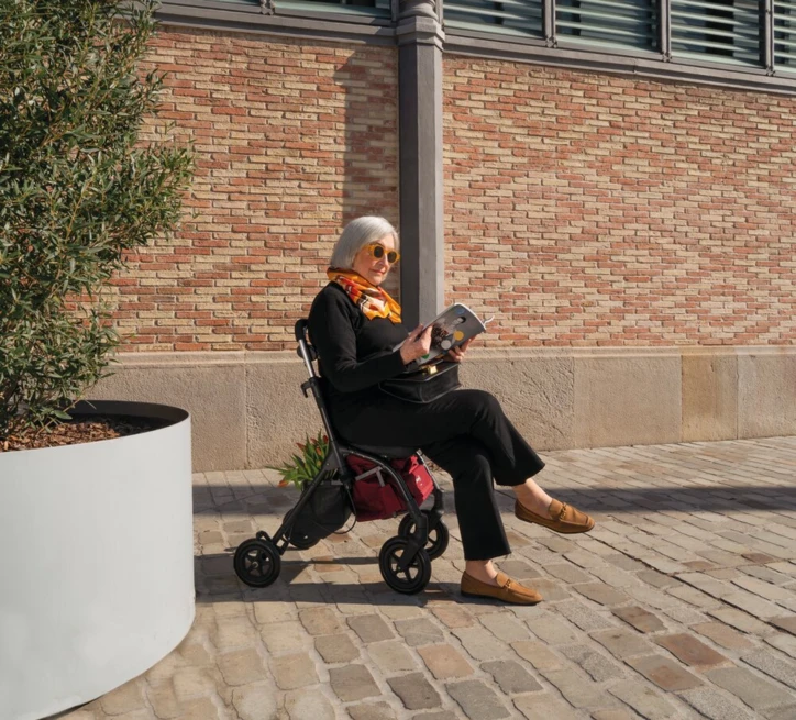 Rollator chariot de courses 4 roues R05