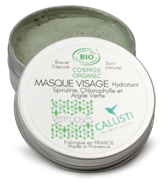 Masque hydratant BIO pour le visage
