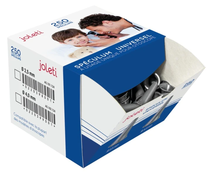 Spéculums auriculaires à usage unique JOLETI