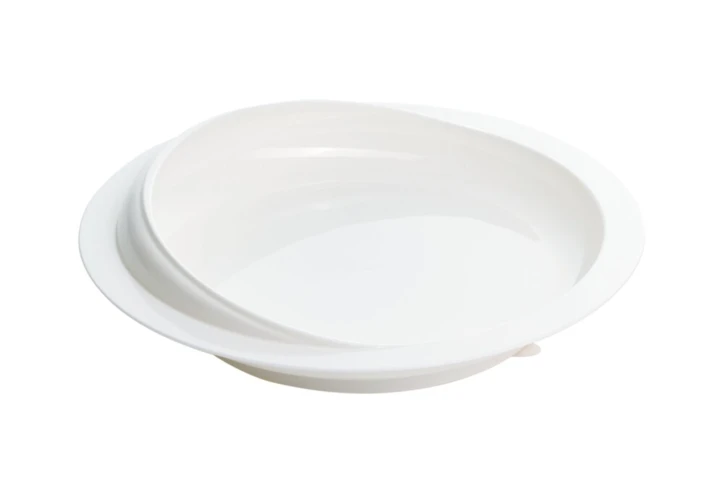 Assiette à ventouse ergonomique